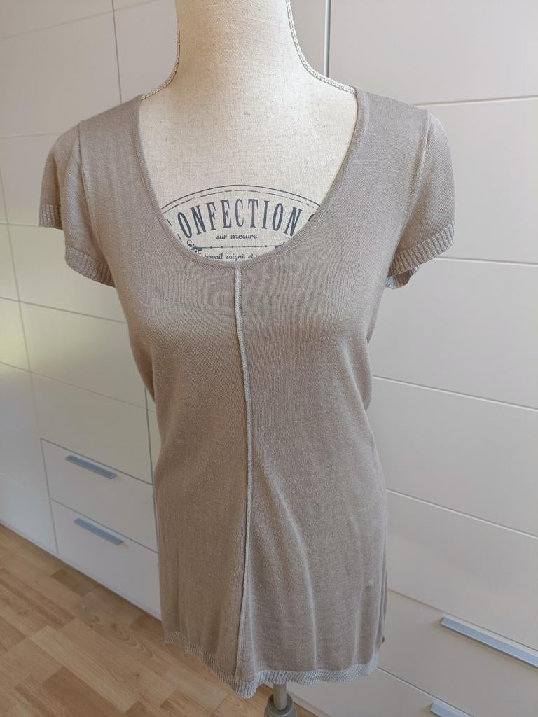 Robe/tunique beige doré, Enlèvement ou Envoi, Comme neuf, Beige