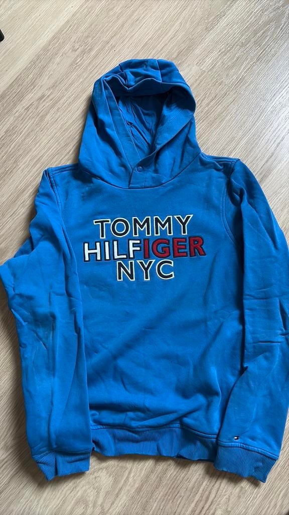 Sweater jongens 16j tommy hilfiger, Enlèvement ou Envoi, Utilisé, Garçon, Pull ou Veste