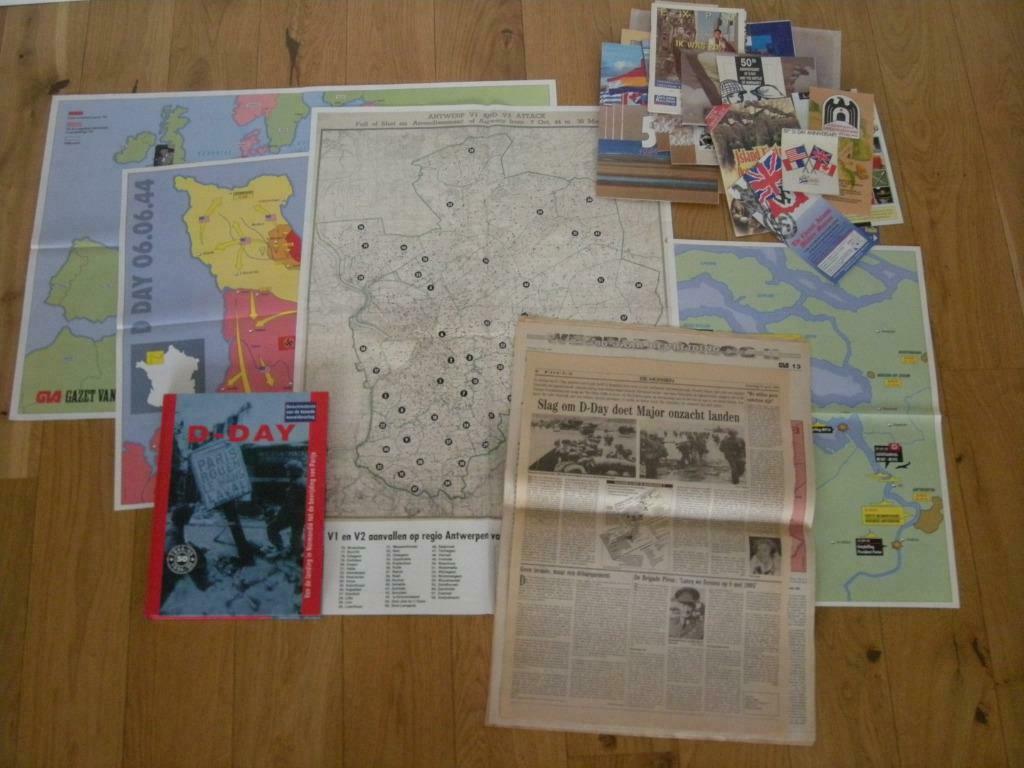 Lot Jour J et Libération 50 années, Enlèvement, Livre ou Revue