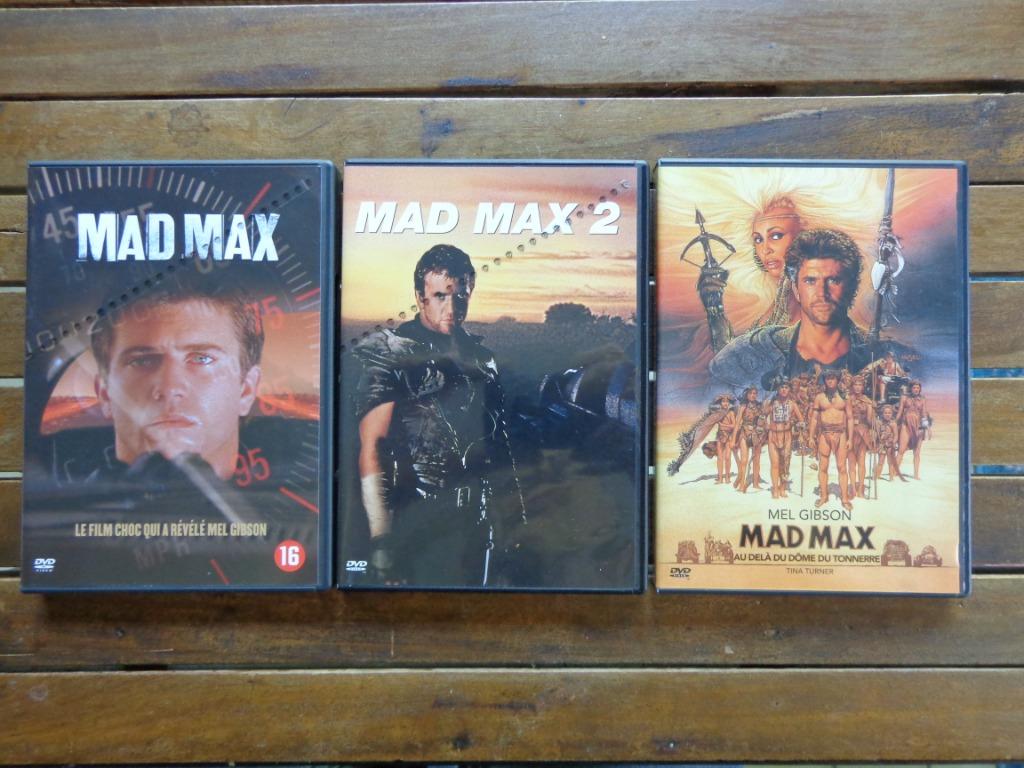 )))  Trilogie  Mad Max  //  Mel Gibson  (((, Vanaf 16 jaar, Ophalen of Verzenden, Zo goed als nieuw, Science Fiction