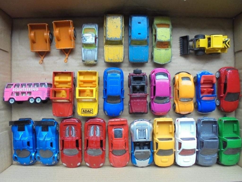 Siku 26x Porsche Mercedes Ford BMW Volkswagen, Verzenden, Gebruikt, Auto