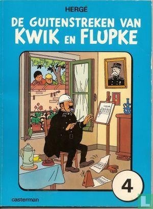 Verzamelstrip De Guitenstreken van Kwik en Flupke D4 (1976), Gelezen, Hergé (George Rémi), Eén stripboek, Ophalen of Verzenden