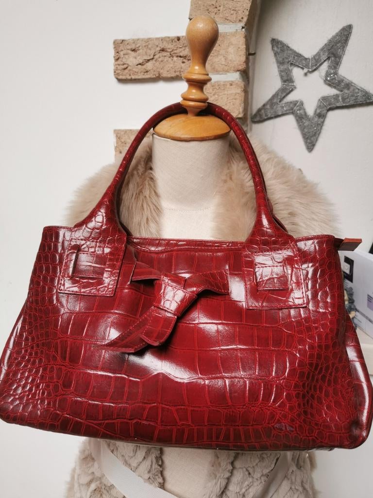 Très beau sac à main bordeaux Dolce Co, Enlèvement ou Envoi, Comme neuf