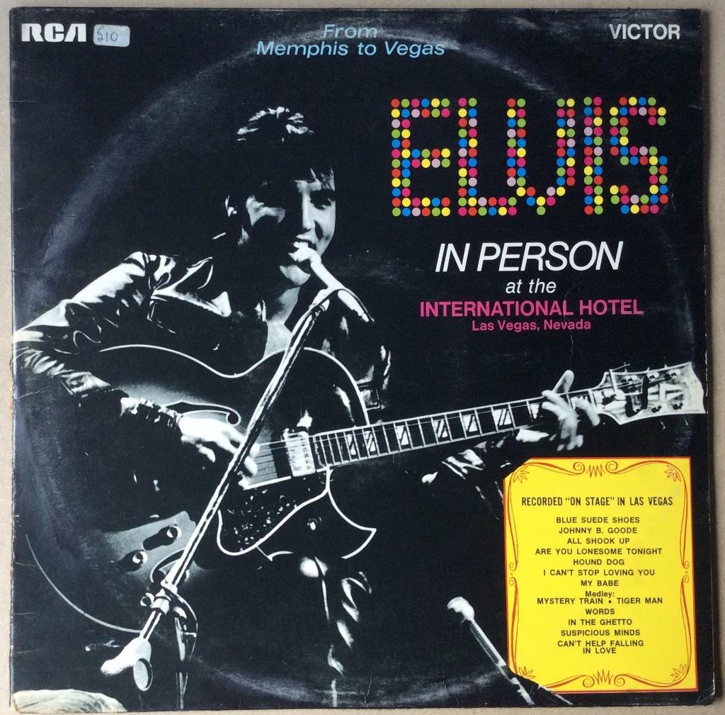Elvis Presley Vinyl "In Person at the" - 'Las Vegas', Cd's en Dvd's, Vinyl | Rock, Gebruikt, Poprock, 12 inch, Verzenden