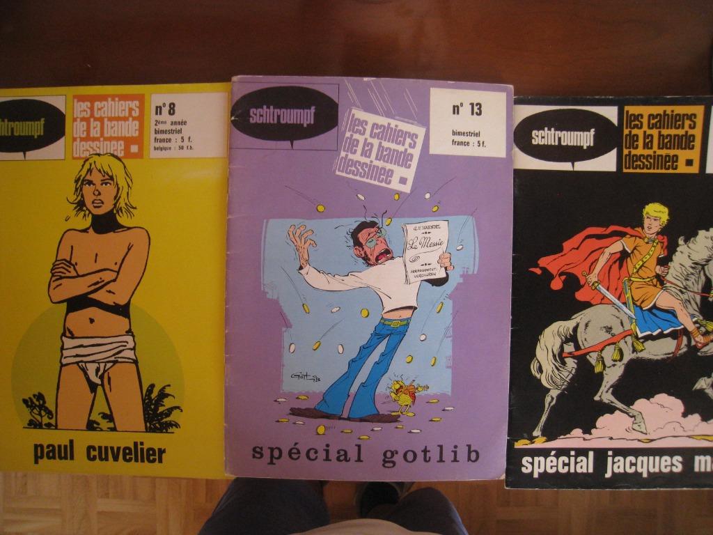 cuvelier gotlib martin alix BD schtroumpf, Plusieurs BD, Enlèvement ou Envoi, Comme neuf, Jacques Martin
