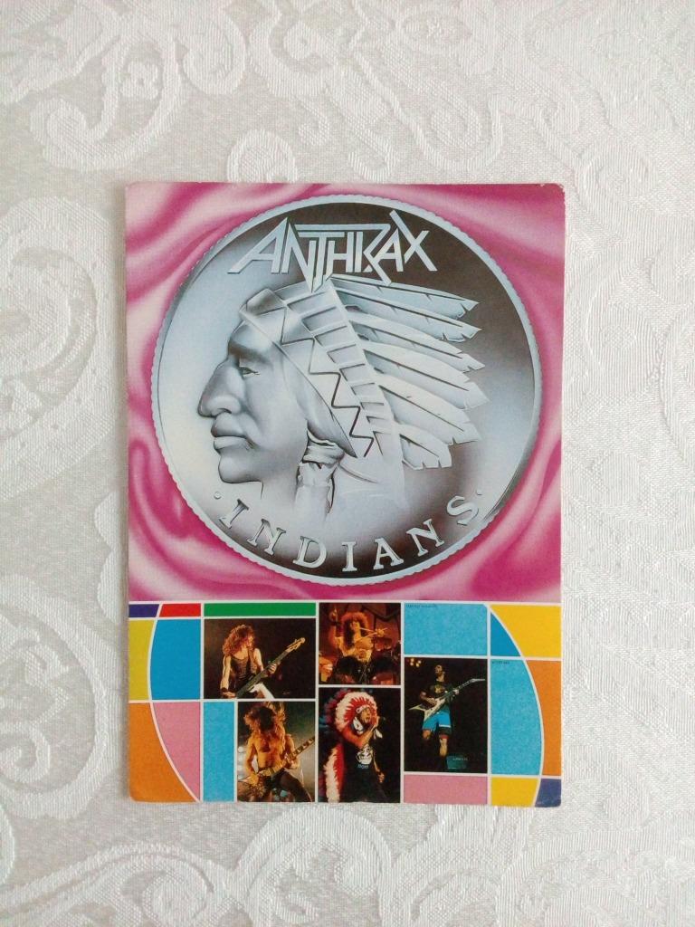 postkaarten metalband Antrax, Envoi, Musique