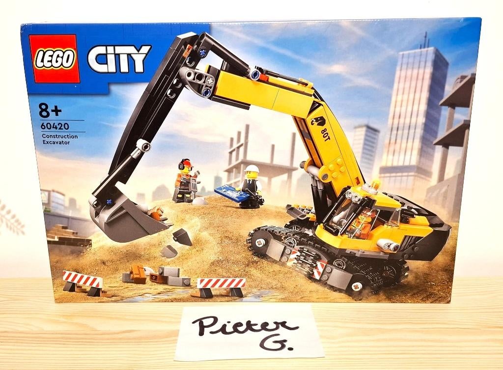 60420 - Lego City Gele graafmachine - Nieuw & Sealed, City, Lego, Nieuw, Ophalen of Verzenden