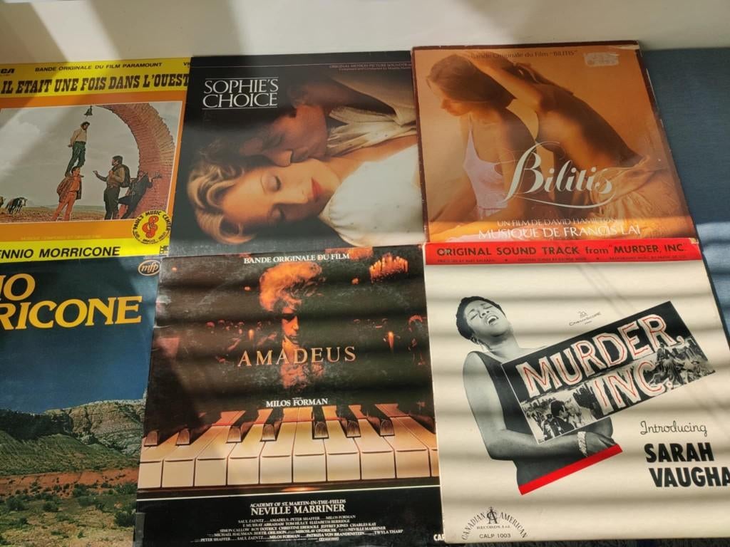 lot filmmuziek(morricone, bilitis, vivre pour vivre, amadeus, CD & DVD, Enlèvement ou Envoi