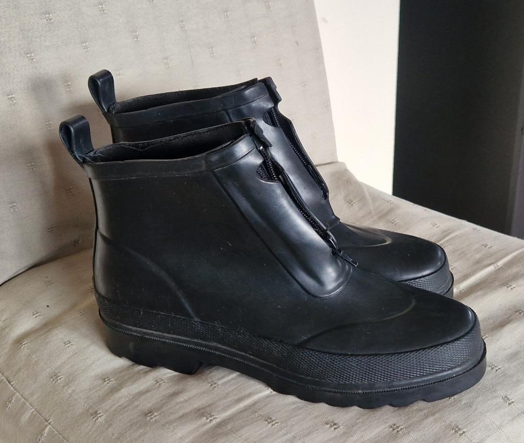 Chaussures pour femmes👍pt Bottes élègante de pluie👍t: 38👍, Comme neuf, Enlèvement, Boots et Botinnes, Noir