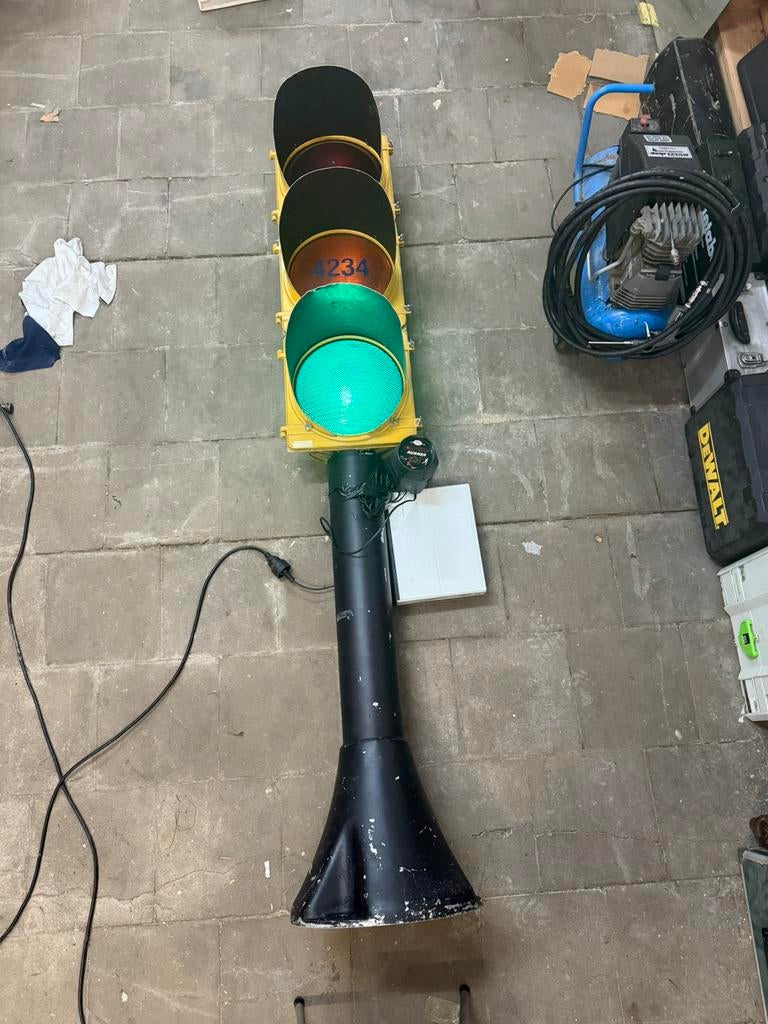 Antiek  amerikaanse verkeerslichten, Tuin en Terras, Ophalen, Gebruikt