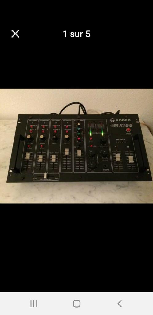 Rodec mx 100, Musique & Instruments, Tables de mixage, Enlèvement, Comme neuf