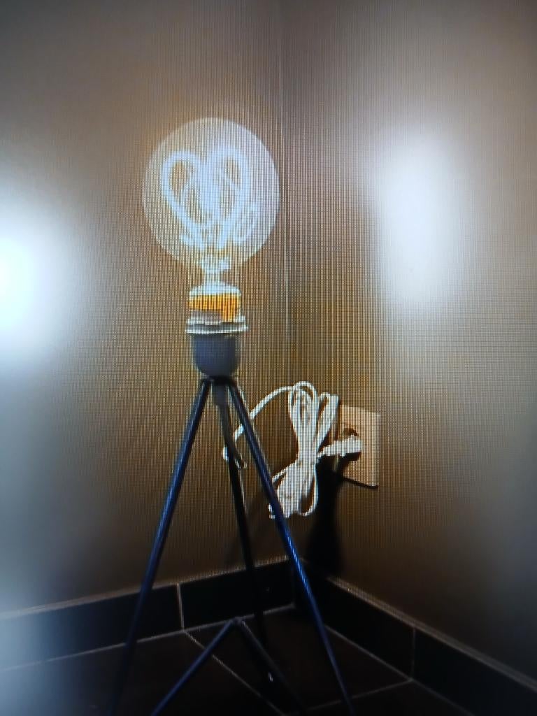 Kwalitatieve lampenvoet en lamp hart salt&pepper, Ophalen of Verzenden, Zo goed als nieuw, Metaal, Modern, eigentijds,strak