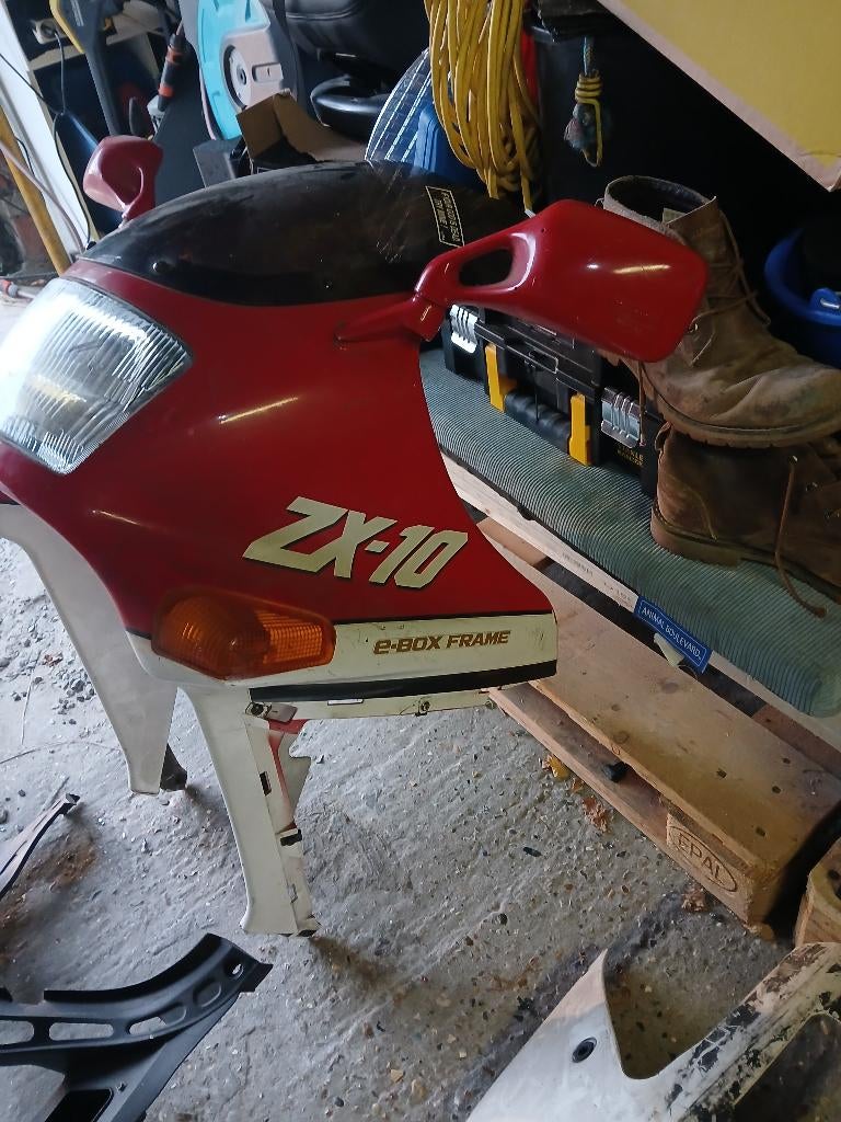 Zx10 kawazaki kuip en onderdelen, Ophalen, Gebruikt