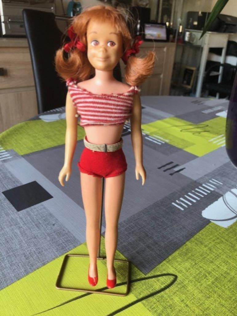 Barbie Skooter baby-zusje, Ophalen of Verzenden, Zo goed als nieuw, Pop