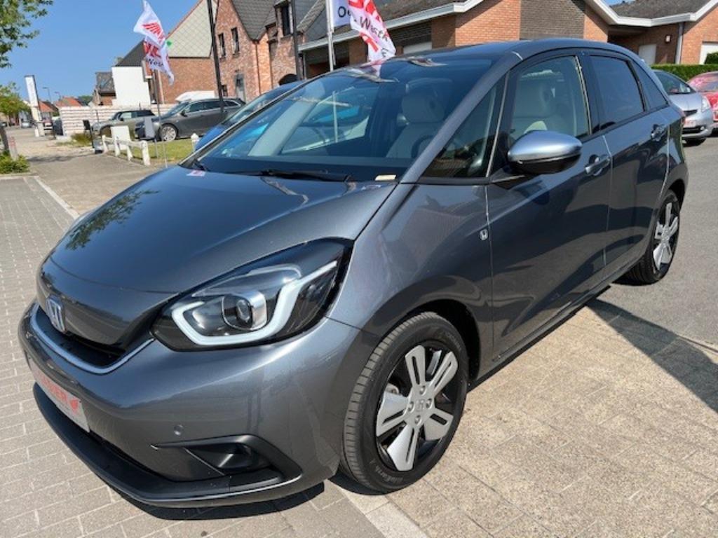HONDA JAZZ 1.5i HYBRID EXECUTIVE AUTOMAAT, Auto's, Honda, Monovolume, Euro 6, Leder, Bedrijf