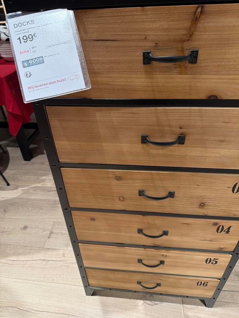 Vintage commode 40/60/120, Maison & Meubles, Armoires | Commodes, Enlèvement, Comme neuf