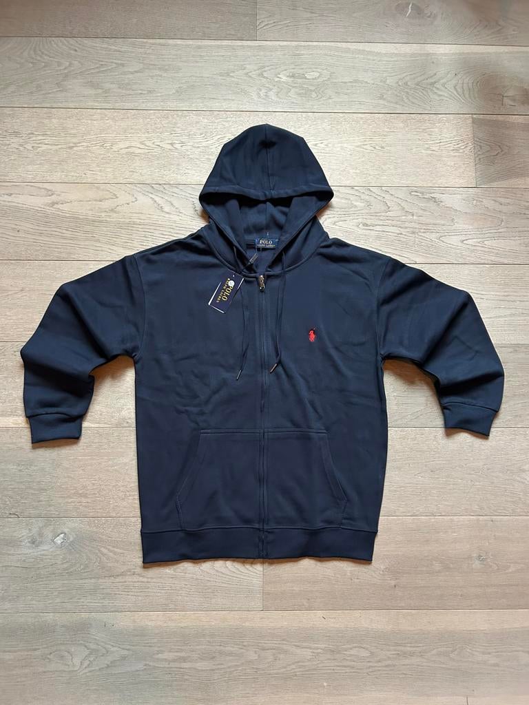 Ralph lauren zip hoodie, Ralph Lauren, Verzenden, Blauw, Maat 56/58 (XL)