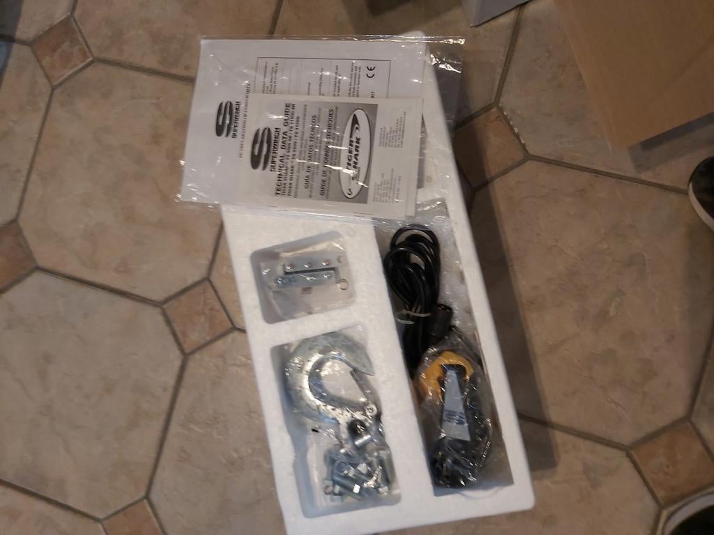 winch lier Tiger shark, Ophalen