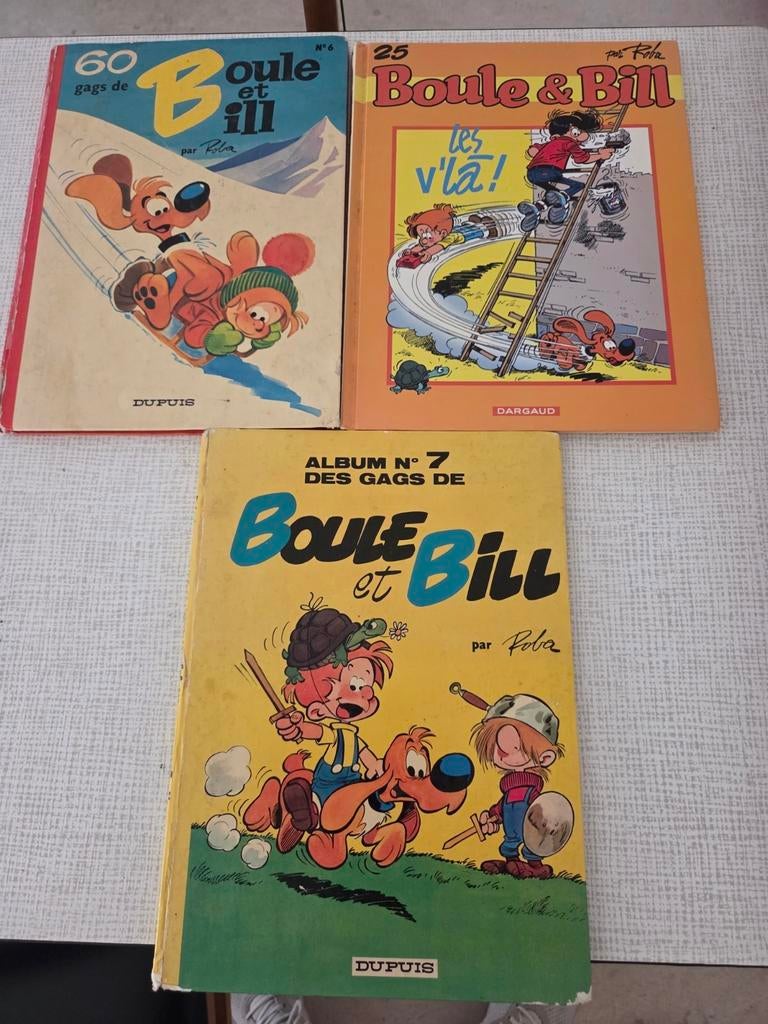 3 x Boule et Bill, Ophalen of Verzenden, Zo goed als nieuw, Dupuis, Meerdere stripboeken