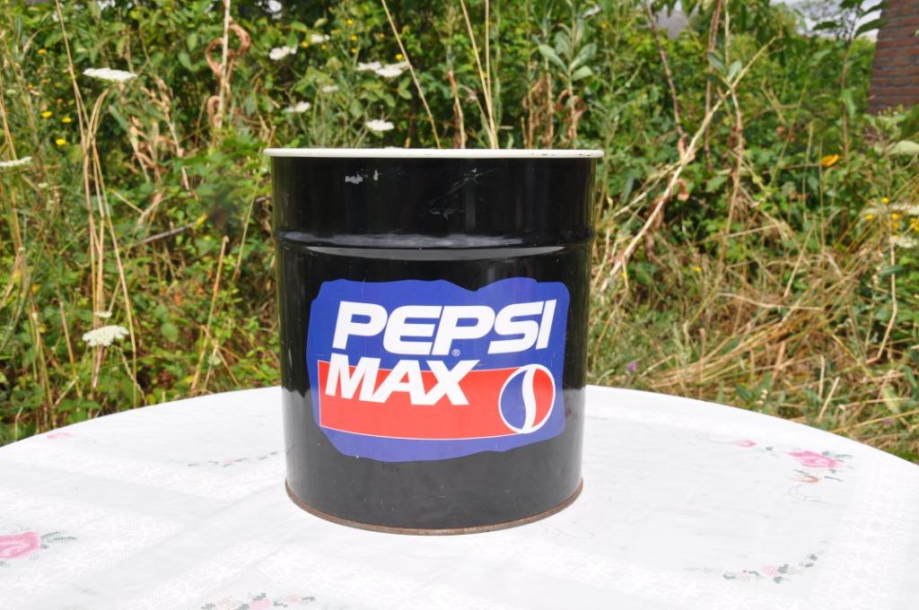 poubelle metallique pepsi max, Collections, Enlèvement ou Envoi, Utilisé, Autres types