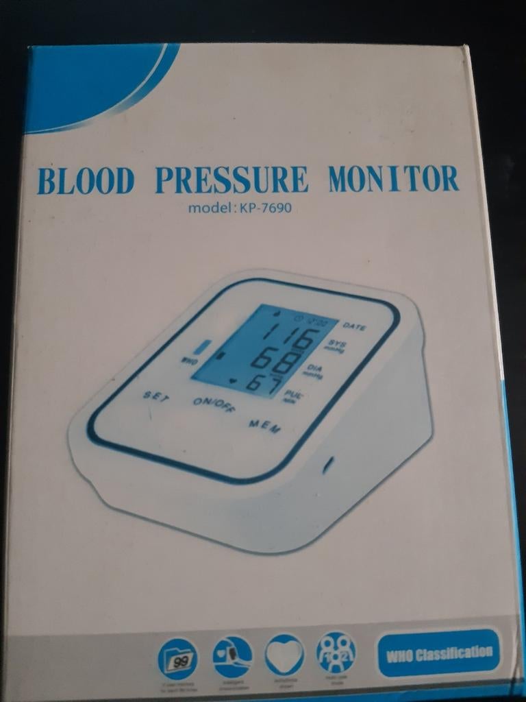 Bloeddrukmeter voor bovenarm., Diversen, Verpleegmiddelen, Ophalen of Verzenden, Nieuw