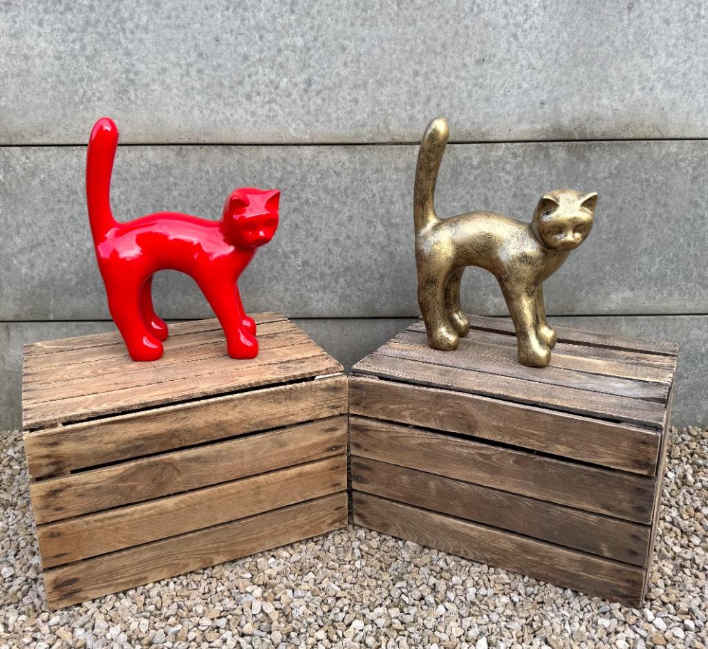 Beeld kat / poes verschillende kleuren, Ophalen, Nieuw, Dier