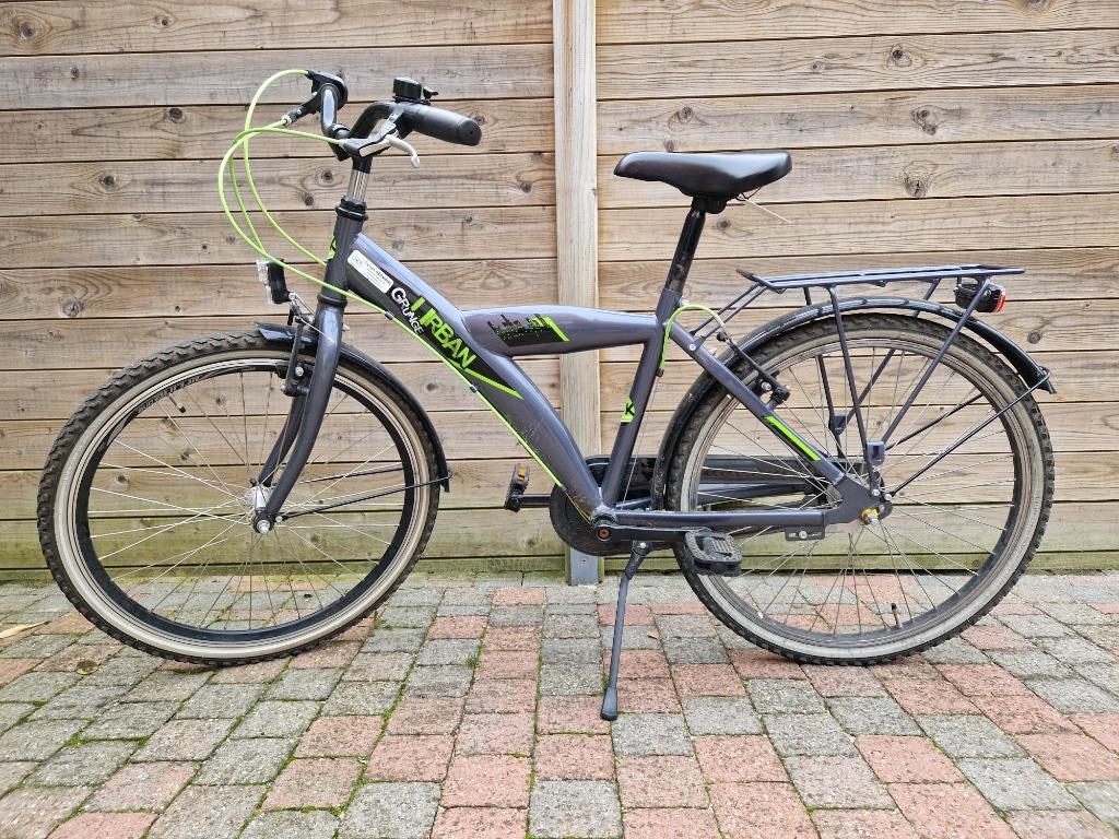 BikeFun Urban Jongensfiets 24 inch 3V V-Brake, Vélos & Vélomoteurs, Vélos | Garçons, Utilisé, 24 pouces, Vitesses, Enlèvement