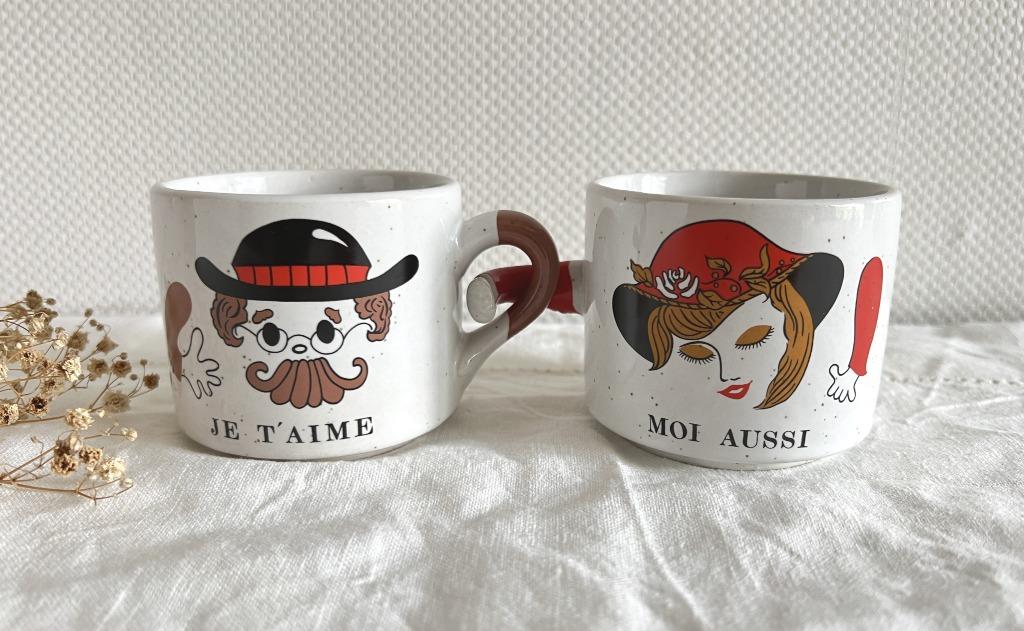 Duo de tasses Je t'aime Moi aussi, Enlèvement