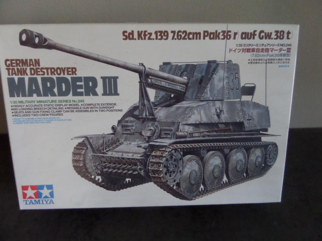 Modelbouw Kit Sd.Kfz.139 Marder III + resin + copper set), Neuf, Tank, Plus grand que 1:32, Enlèvement