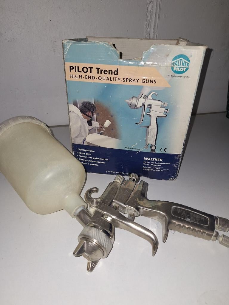 Pistolet pulvérisateur Walther Pilot Trend, Enlèvement