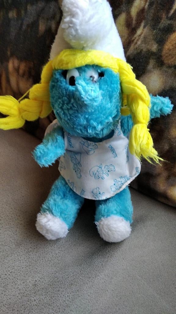 Vintage Smurfin 1981 Wallace, Enlèvement ou Envoi, Schtroumpfette