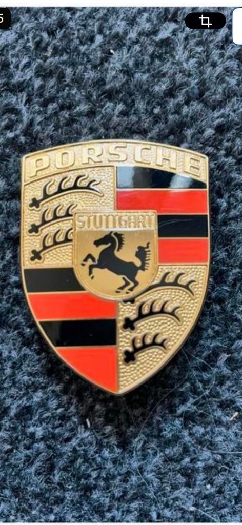 Porsche 911- 912 embleem, Auto-onderdelen, Ophalen of Verzenden, Porsche