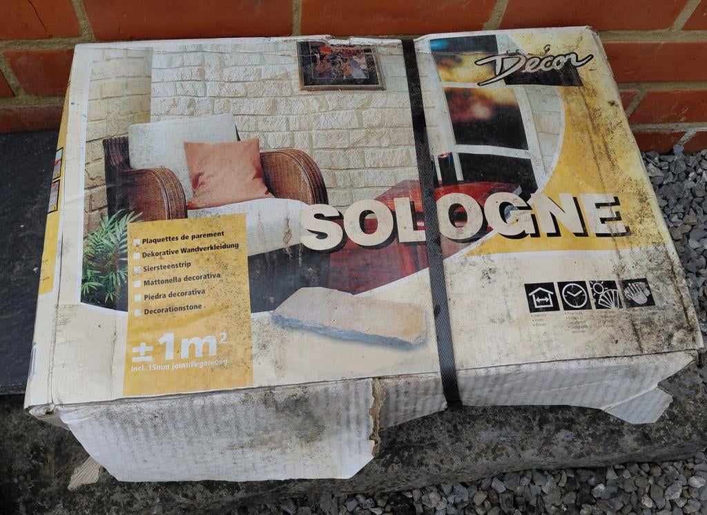 plaquettes de parement Sologne, Bricolage & Construction, Briques, Enlèvement, Comme neuf