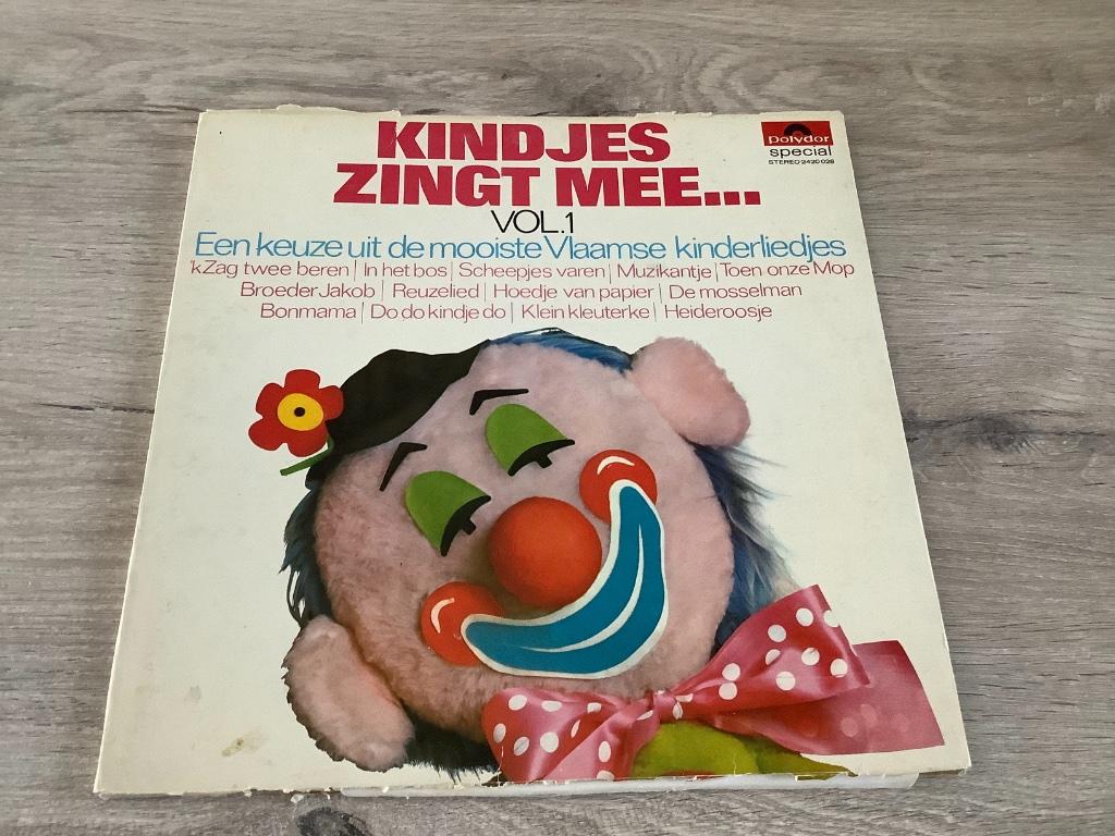 Vinyl Kindjes zingt mee.. Vol.1 LP, Cd's en Dvd's, Vinyl | Kinderen en Jeugd, Verzenden, Gebruikt, 6 tot 9 jaar