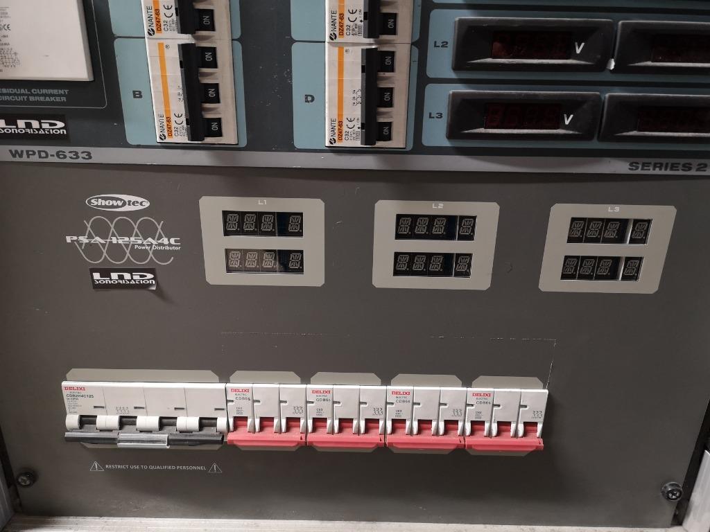 Distribution électrique 3x380V 125A PSA-125A4C (utilisée 1x), Ophalen of Verzenden, Zo goed als nieuw