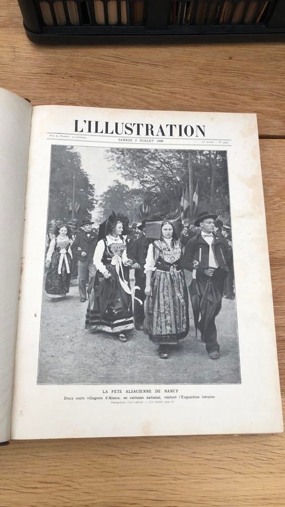 Recueil hebdomadaire de nouvelles de 1909, Enlèvement ou Envoi
