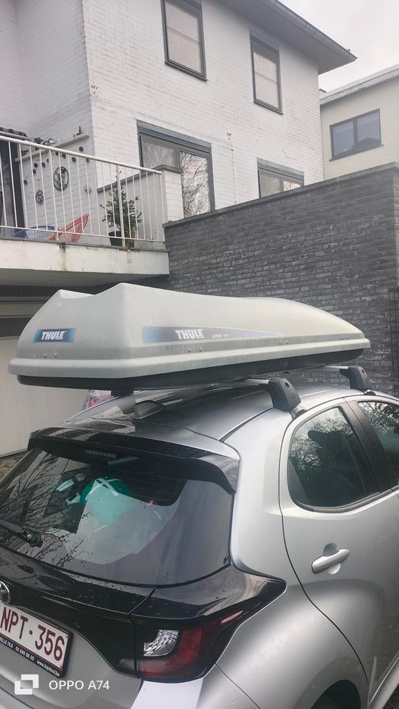 Coffre de toit pour ski L 190 cm marque Thule, Autos : Divers, Coffres de toit, Enlèvement