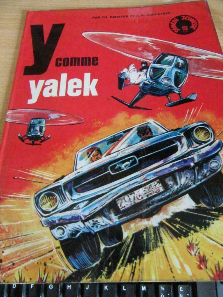 Y comme Yalek C Denayer et AP Duchateau 1974, Enlèvement, Utilisé