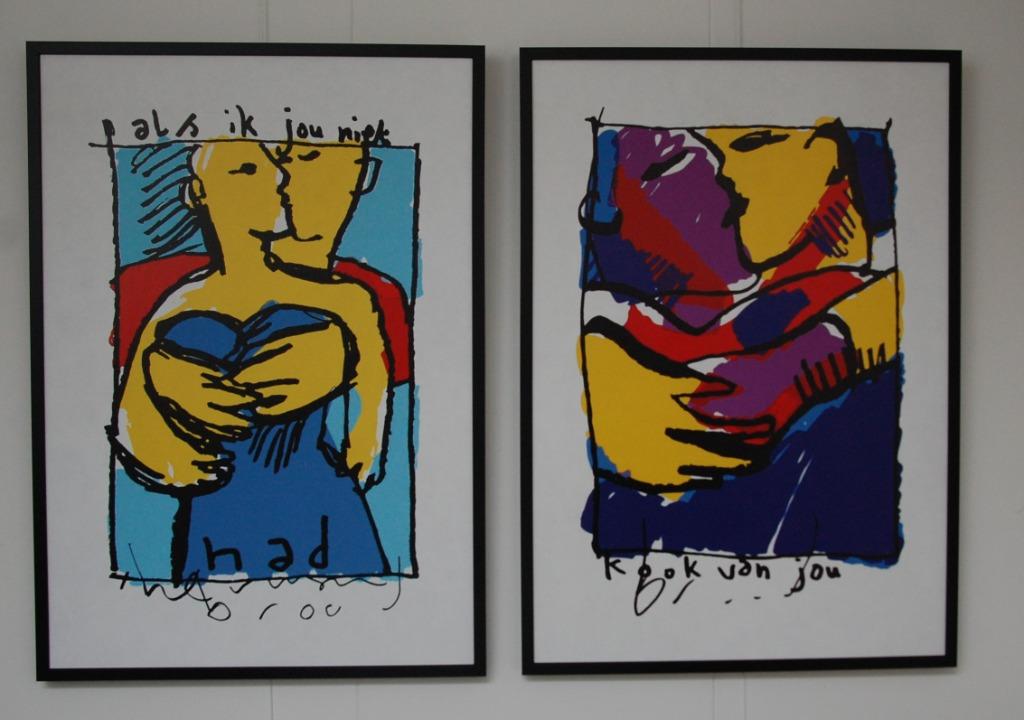 Herman Brood peint 2 tableaux de Liège. Offre., Enlèvement
