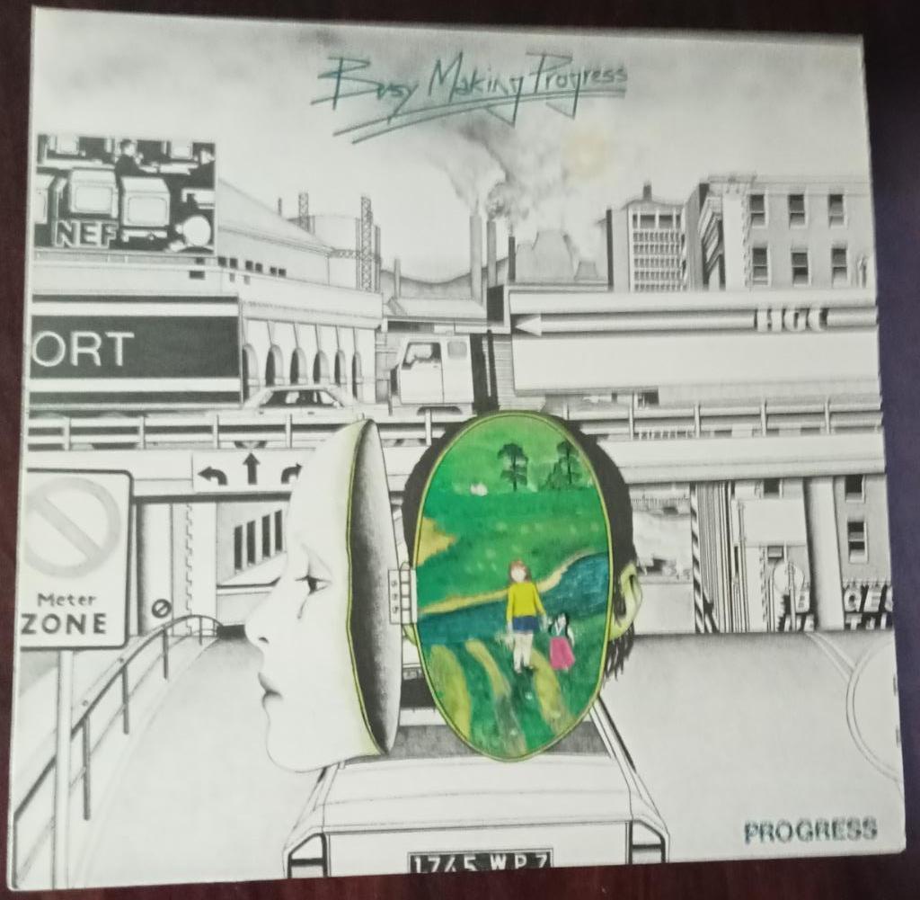 LP Progress – Busy Making Progress, Ophalen of Verzenden, Gebruikt, 12 inch