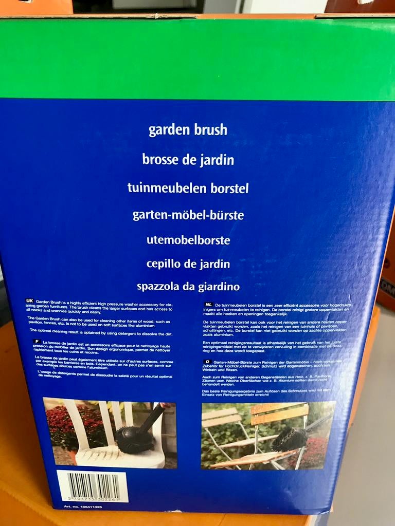Alto Nilfisk hogedruk tuinmeubelborstel – NIEUW in doos, Tuin en Terras, Ophalen of Verzenden, Nieuw, Elektrisch, Nilfisk alto