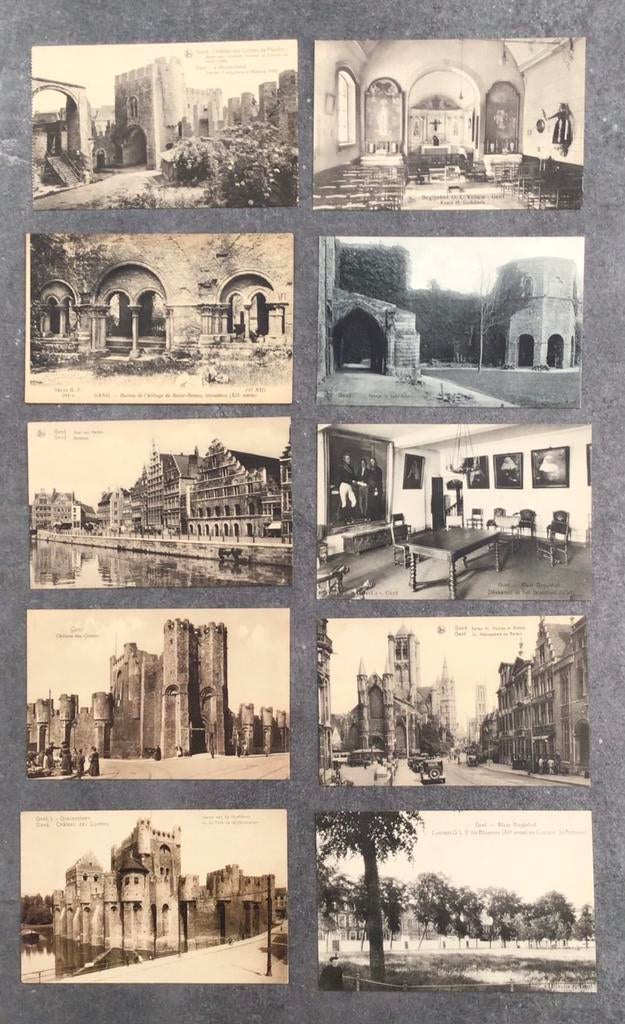 10 postkaarten van Gent.(deel II), Verzamelen, Ophalen of Verzenden, Ongelopen, Oost-Vlaanderen