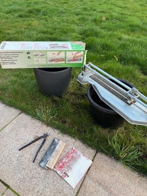 coupe-carreaux + kit, Bricolage & Construction, Outillage | Outillage à main, Enlèvement, Comme neuf