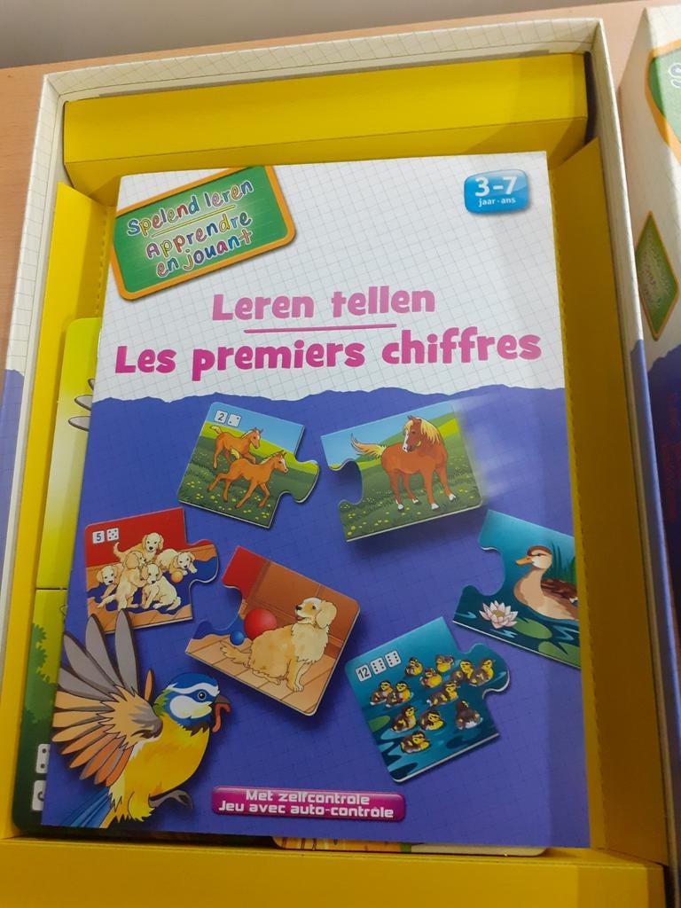 Creatief speelgoed tellen, puzzelen, dieren en vormen leren., Kinderen en Baby's, Speelgoed | Educatief en Creatief, Ophalen, Zo goed als nieuw