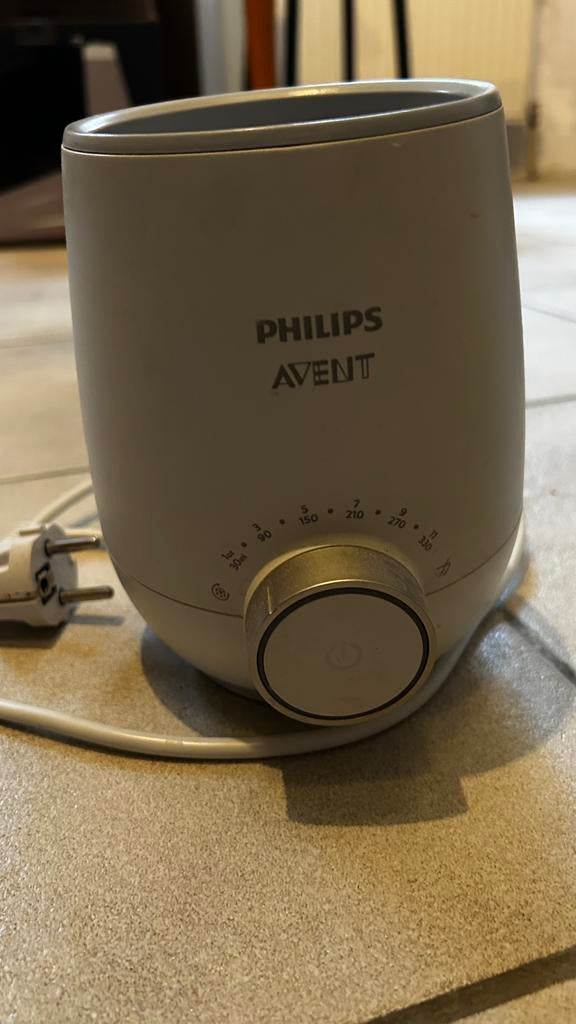Philips Avent flessenwarmer, Ophalen, Gebruikt