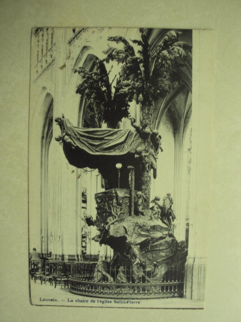 60027 - LOUVAIN - LA CHAIRE DE L'EGLISE SAINT-PIERRE, Collections, Cartes postales | Belgique, Envoi