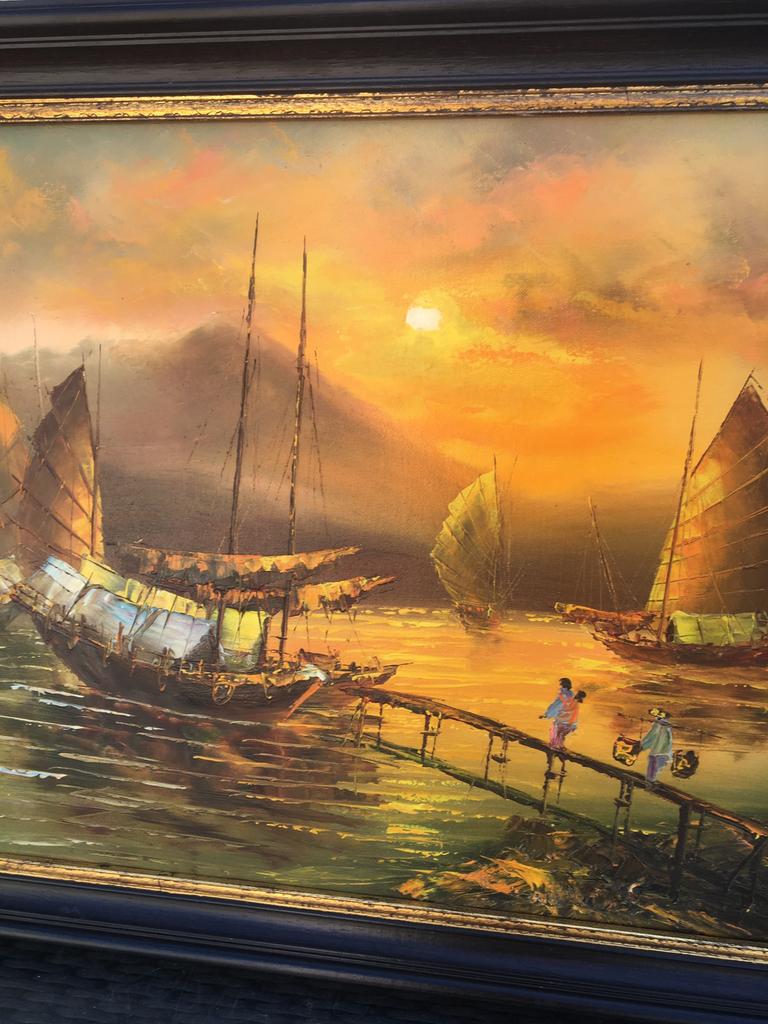 Een echte schilderij op doe, Antiek en Kunst, Ophalen