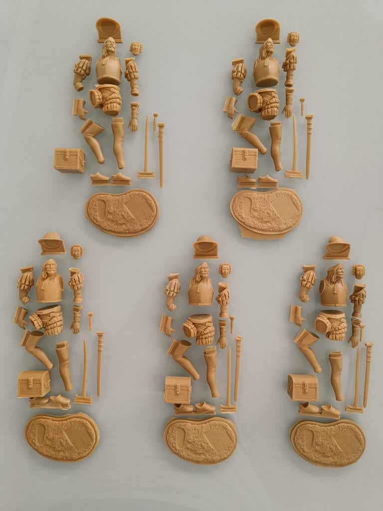 Figurines Amati en résine Conquérant espagnol 1:16, Hobby & Loisirs créatifs, Enlèvement ou Envoi, Comme neuf, Plus grand que 1:35