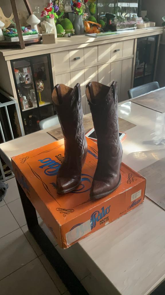 Cowboyhoed laarzen te koop, Ophalen of Verzenden, Gedragen, Bruin