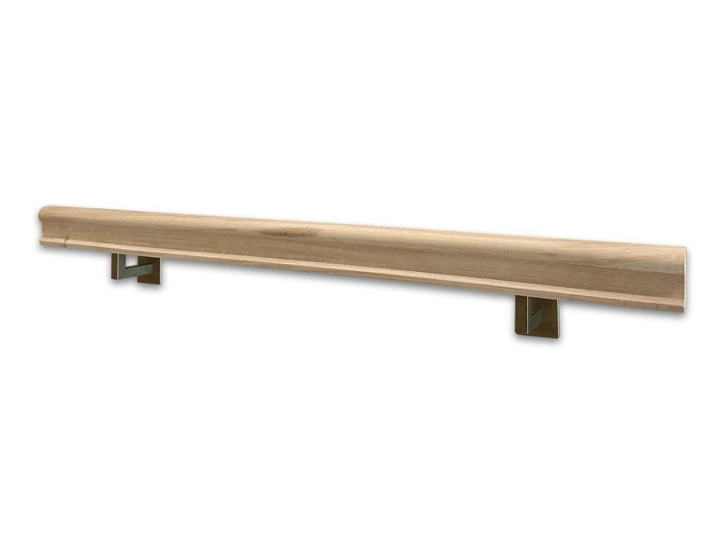 Trapleuning Massief eiken hout - Rond en vierkant - GOEDKOOP, Doe-het-zelf en Bouw, Ophalen of Verzenden, Nieuw, Trap, 2 tot 4 meter